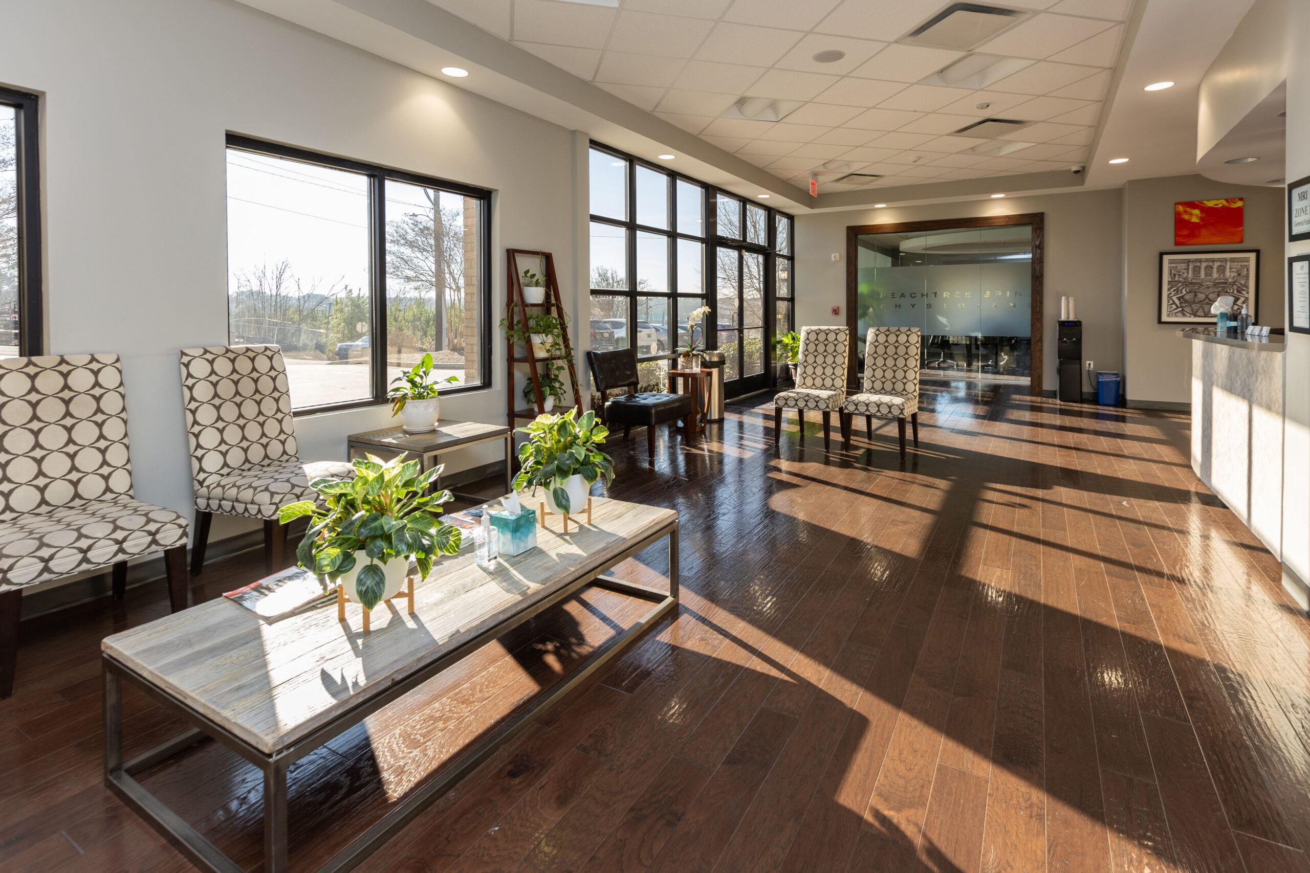 Peachtree Spine Decatur lobby area