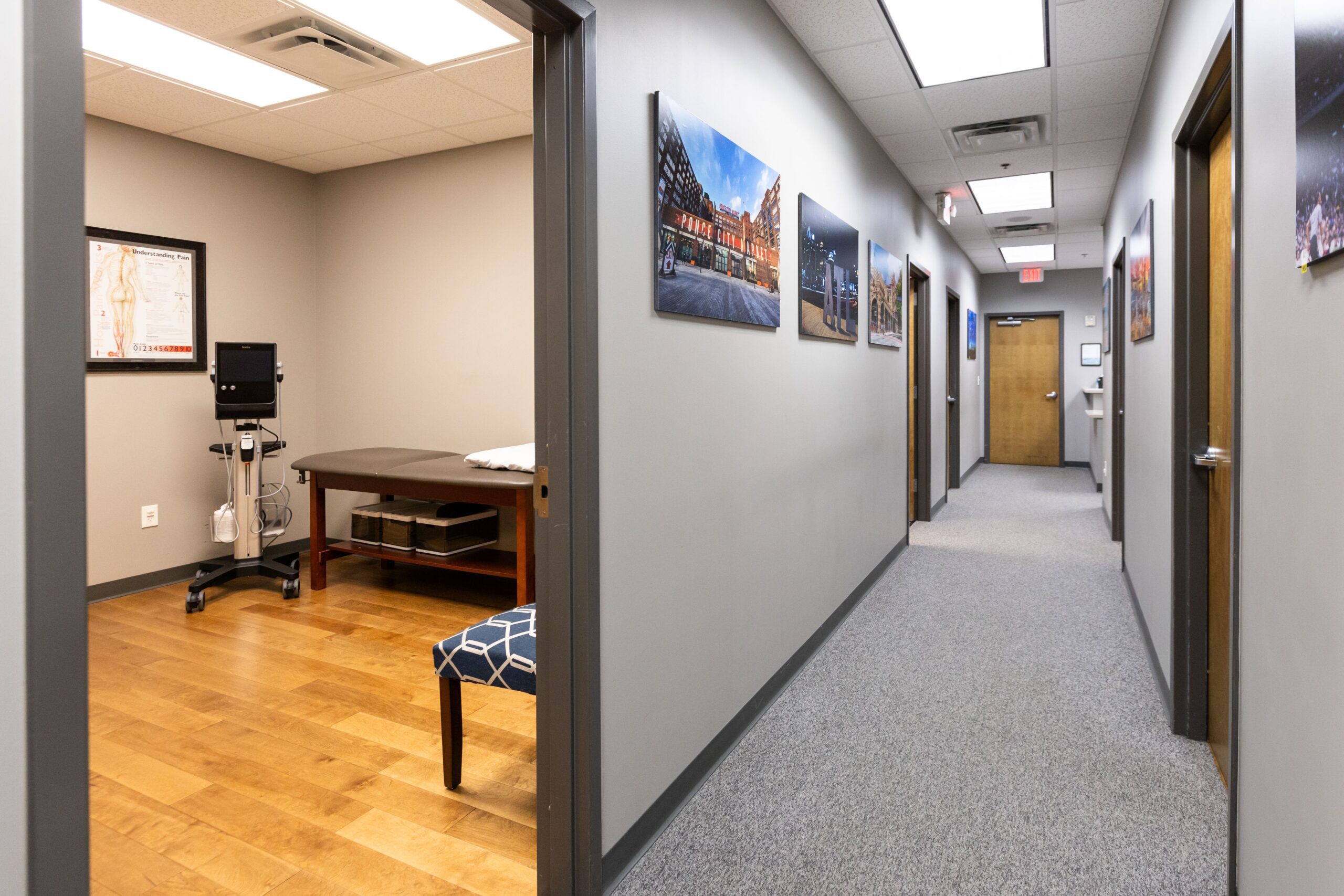 Peachtree Spine Stonecrest hallway