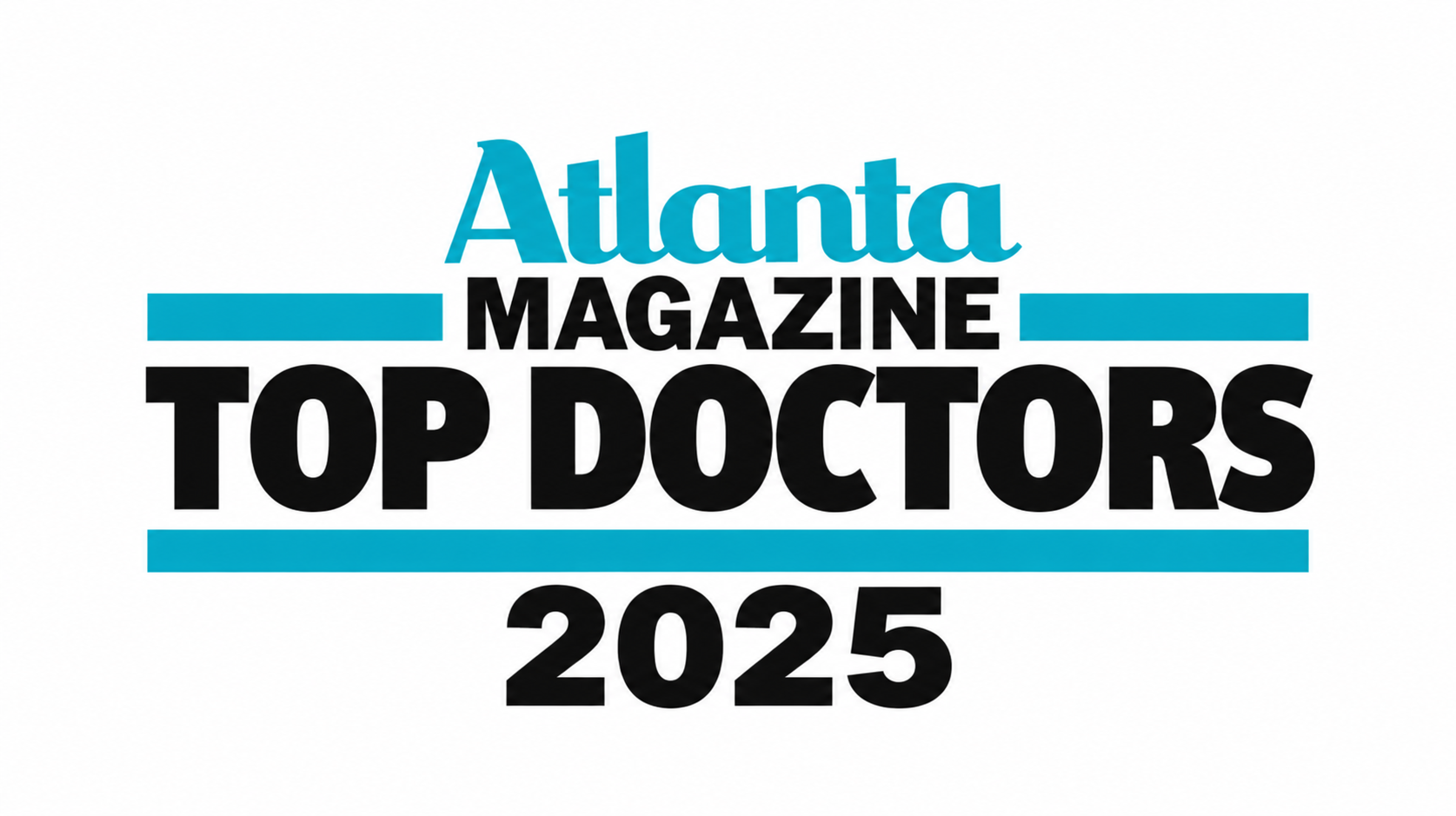 Atlanta Magazine Top Doctors award badge, 2022 through 2025